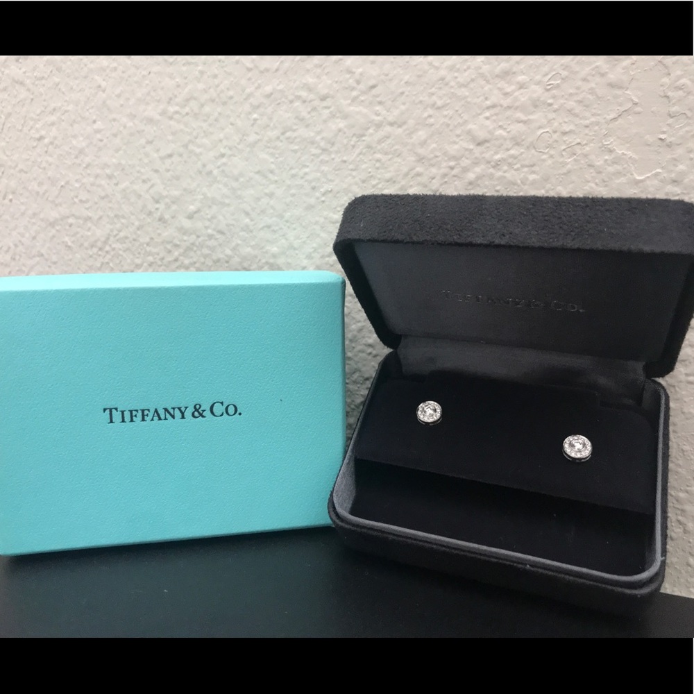 Tiffany & Co Diamond Circlet Earrings